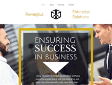 Tablet Screenshot of powerplusesol.com